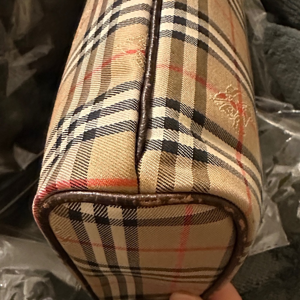 Authentic BURBERRY Haymarket Check Canvas Clutch/Pochette Bag - Picture 9 of 9